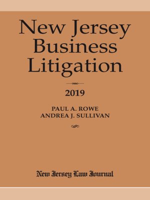 cover image of New Jersey Business Litigation